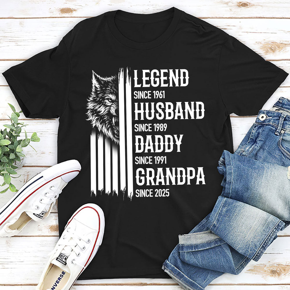 Custom Christmas & Birthday Gift for Dad, Grandpa • A True King - Personalized Shirt