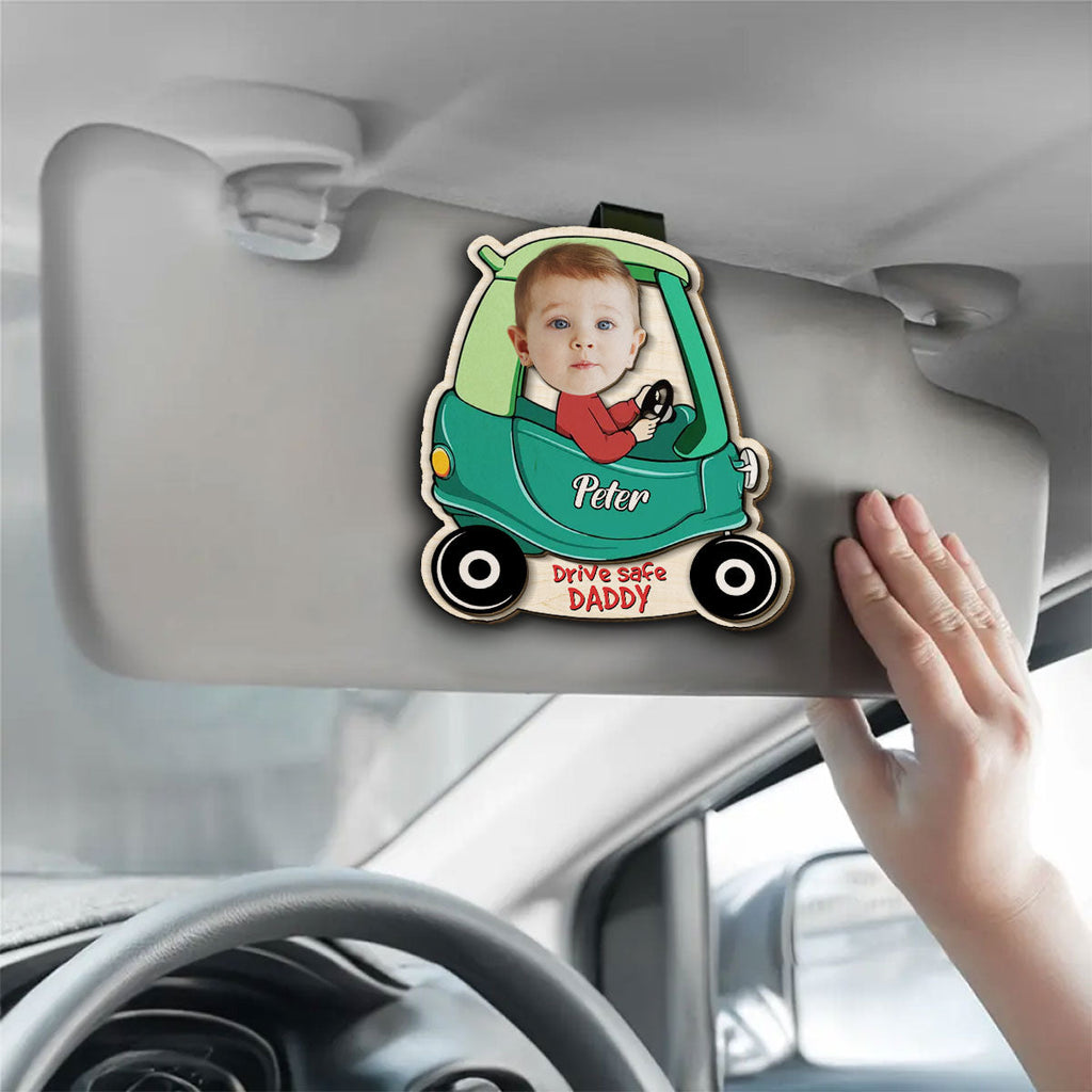 Baby In Car - Personalized Car Visor Clip
