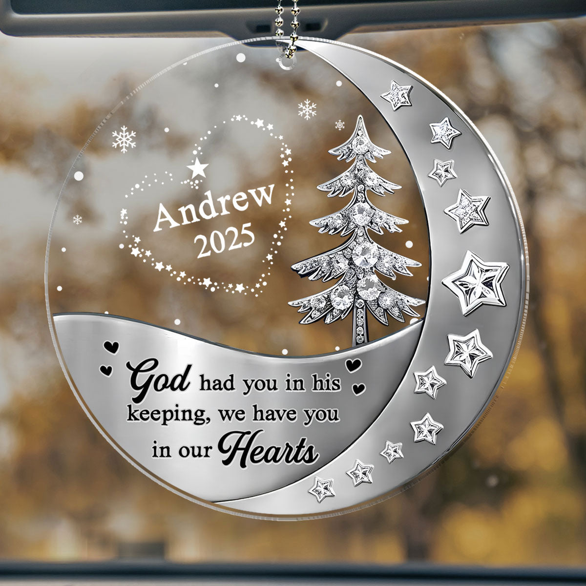 Not The Same Sky - Personalized 3D Effect Car Ornament