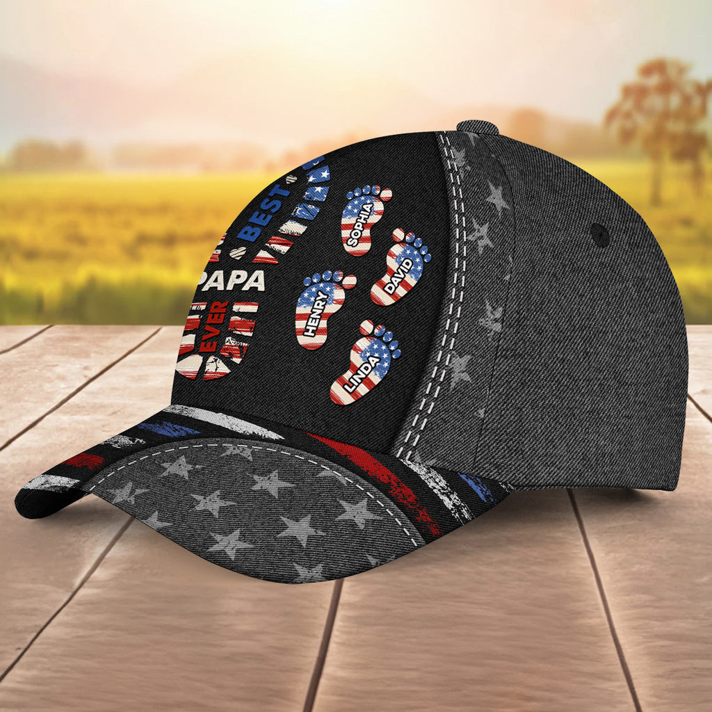 Best Papa Ever Version 2 - Personalized Classic Cap