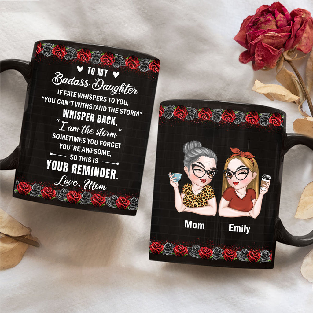 Custom Mother's Day Gift for Daughter • For The Strongest Daughter - Personalized Coffee Mug