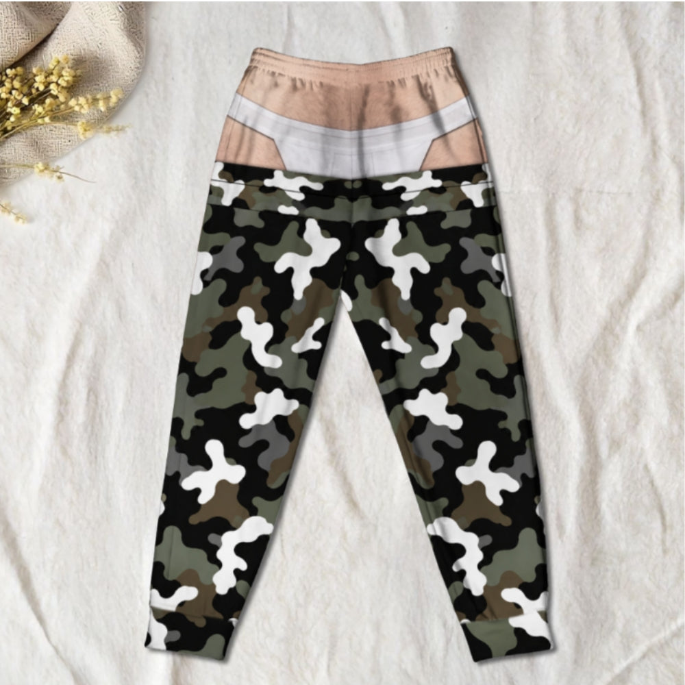 Custom Funny Ugly Christmas Sweatpants, Couple Christmas Gift • Ho Ho Hilarious - Personalized Sweatpants