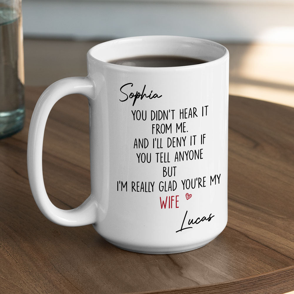 Custom Anniversary Keepsake Gifts For Couple • My Love For You - Personalized Coffee Mug