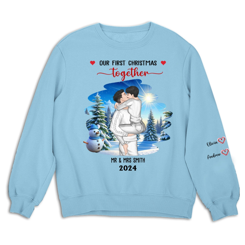 First Christmas Couple - Personalized Sweatshirt