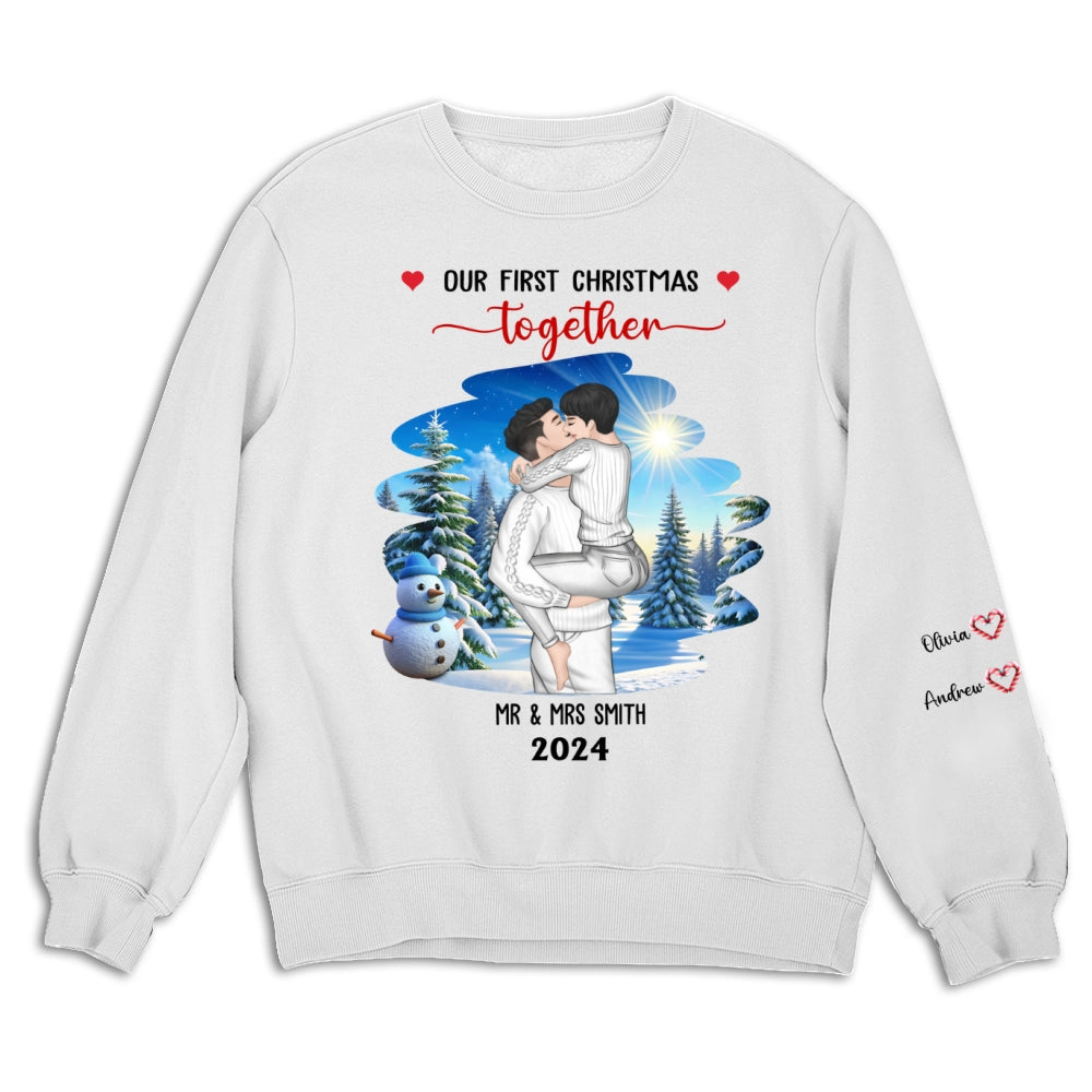 First Christmas Couple - Personalized Sweatshirt