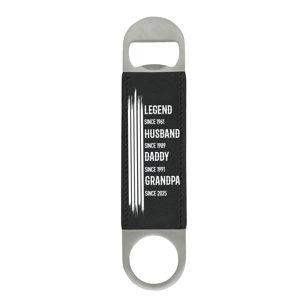 The Original Legend - Personalized Leather Bottle Opener