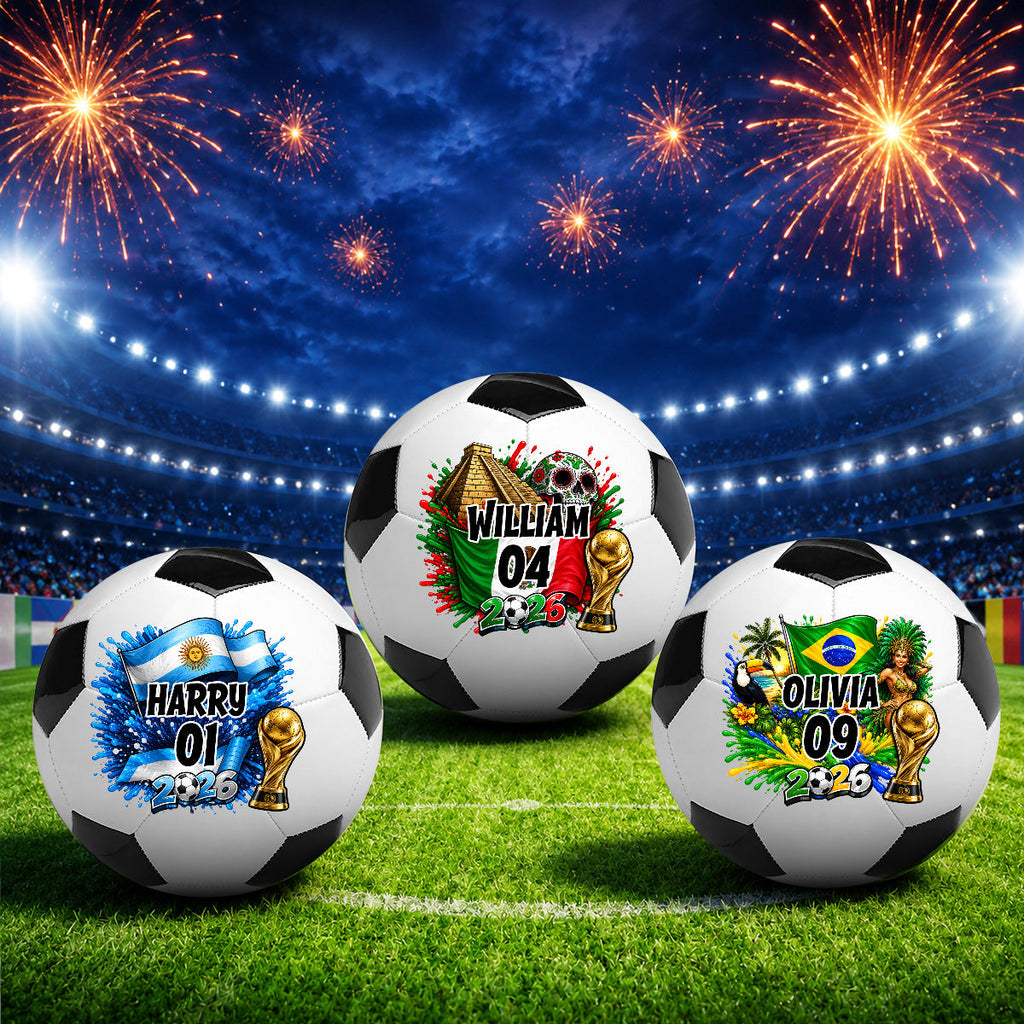 World Football Lover - Personalized Soccer Ball