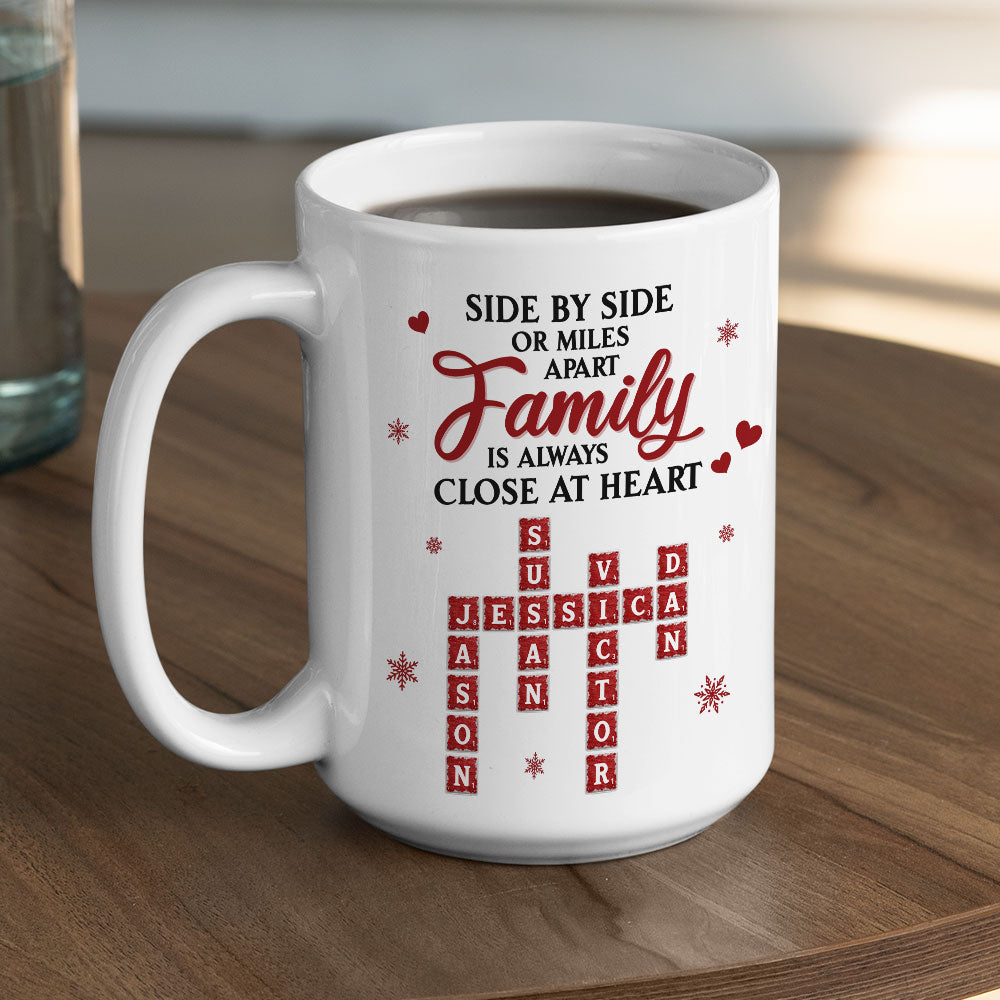 Custom Christmas & Birthday Keepsake Gift • Side By Side - Personalized Coffee Mug