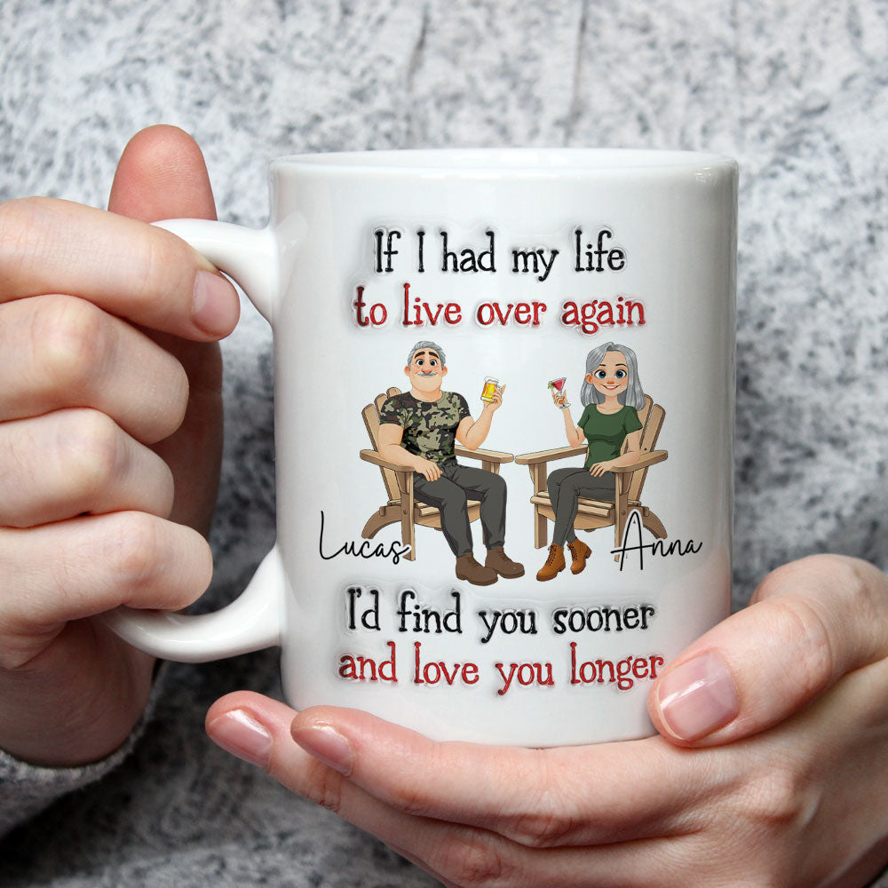 Custom Anniversary Keepsake Gifts For Couple • Love You So Much 2 - Personalized 3D Inflated Effect Mug