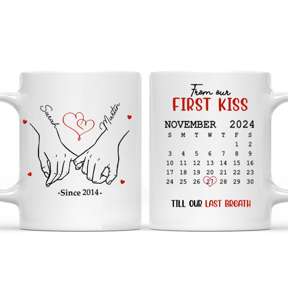 Custom Anniversary Keepsake Gifts For Couple • Forever And Always - Personalized Coffee Mug