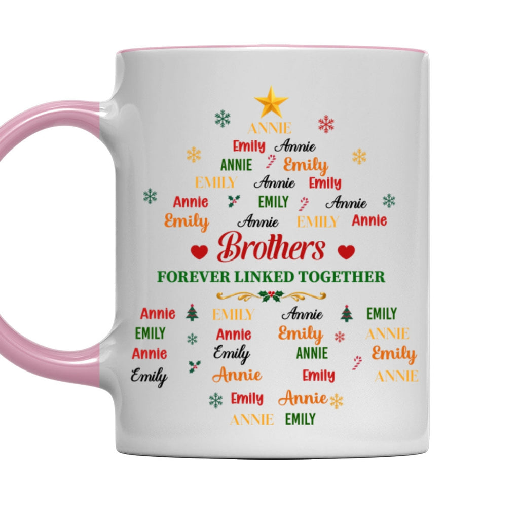 Custom Christmas & Birthday Gift for Brother & Sister • Our Bond Grows With Time - Personalized Accent Mug