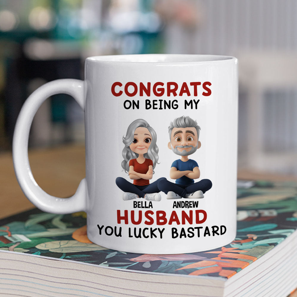 Custom Anniversary Keepsake Gifts For Couple • Being My Husband - Personalized Coffee Mug