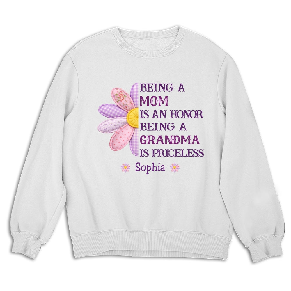 Custom Mother's Day Gift for Mom & Grandma • Being A Grandma - Personalized Shirt