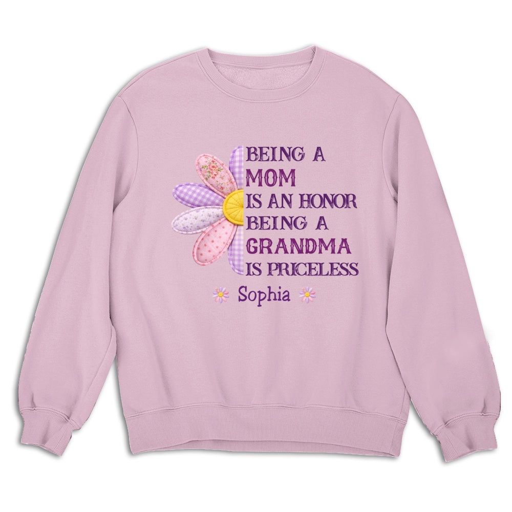 Custom Mother's Day Gift for Mom & Grandma • Being A Grandma - Personalized Shirt