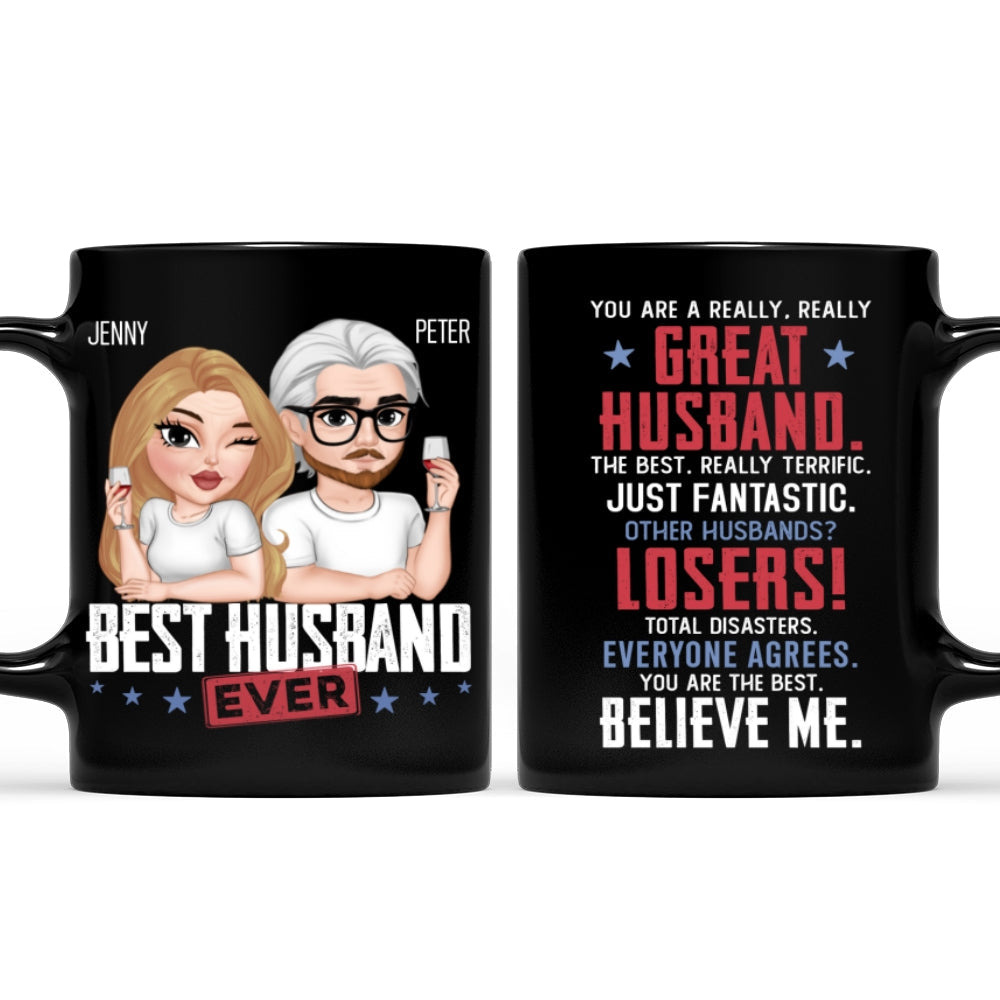 Custom Anniversary Keepsake Gifts For Couple • You Are A Really Really Great Husband - Personalized Coffee Mug