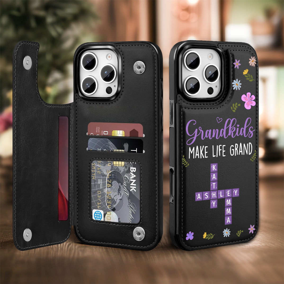Make Life More Grand - Personalized Leather Phone Case
