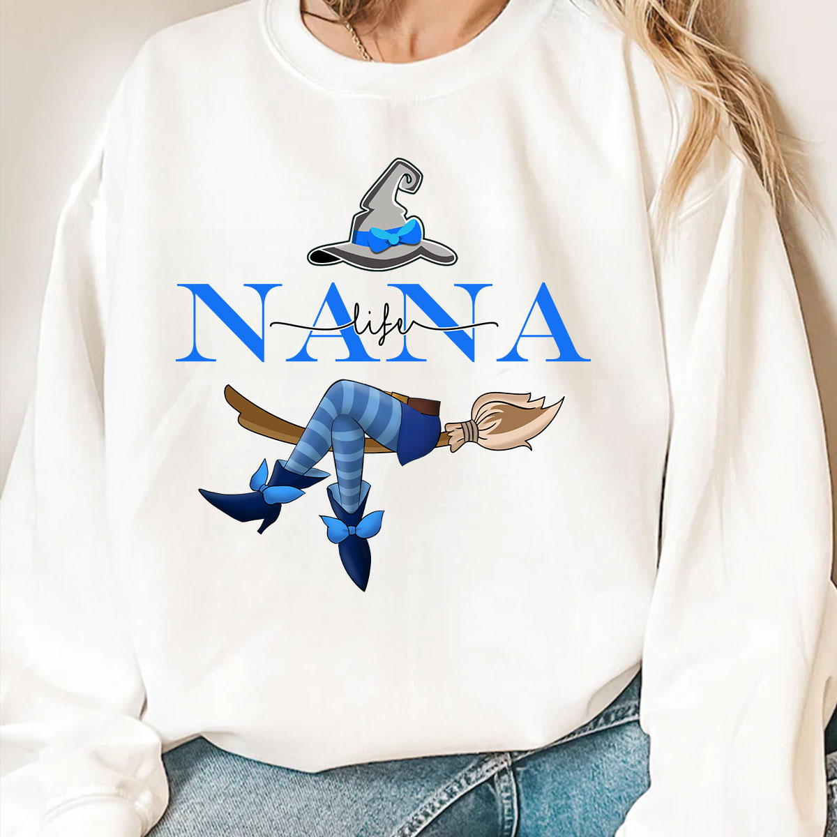 Grandma Life Witch Sweatshirt - Personalized Sweatshirt