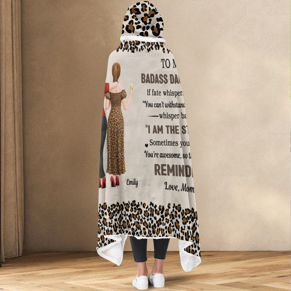 Whisper Back - Personalized Hooded Blanket