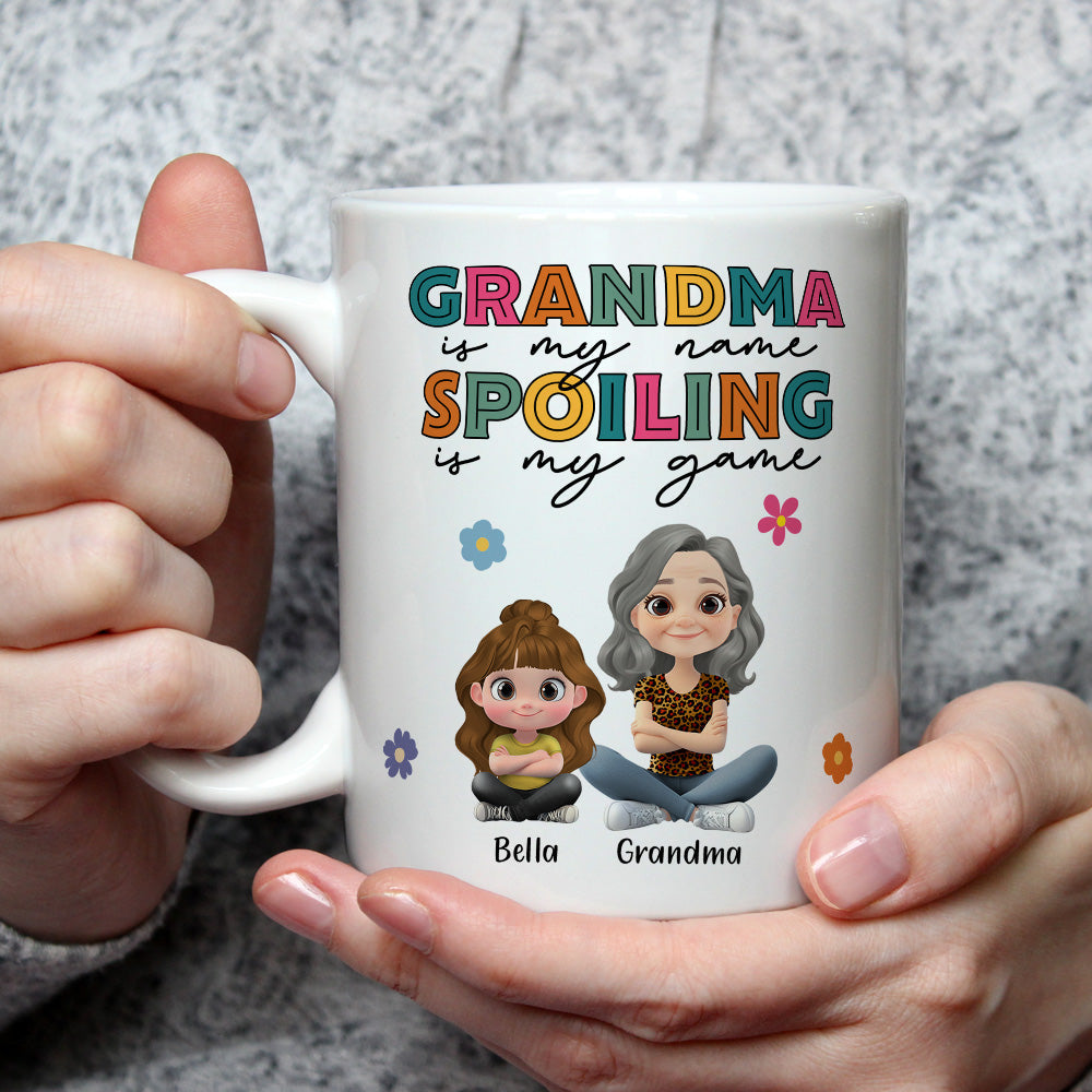 Custom Christmas & Birthday Gift For Grandma • Grandma Magic Makes Everything Better - Personalized Coffee Mug