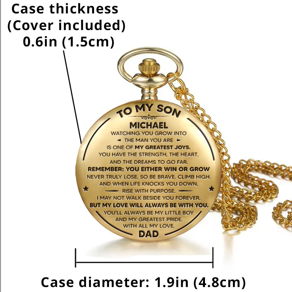 To My Pride - Personalized Pocket Watch