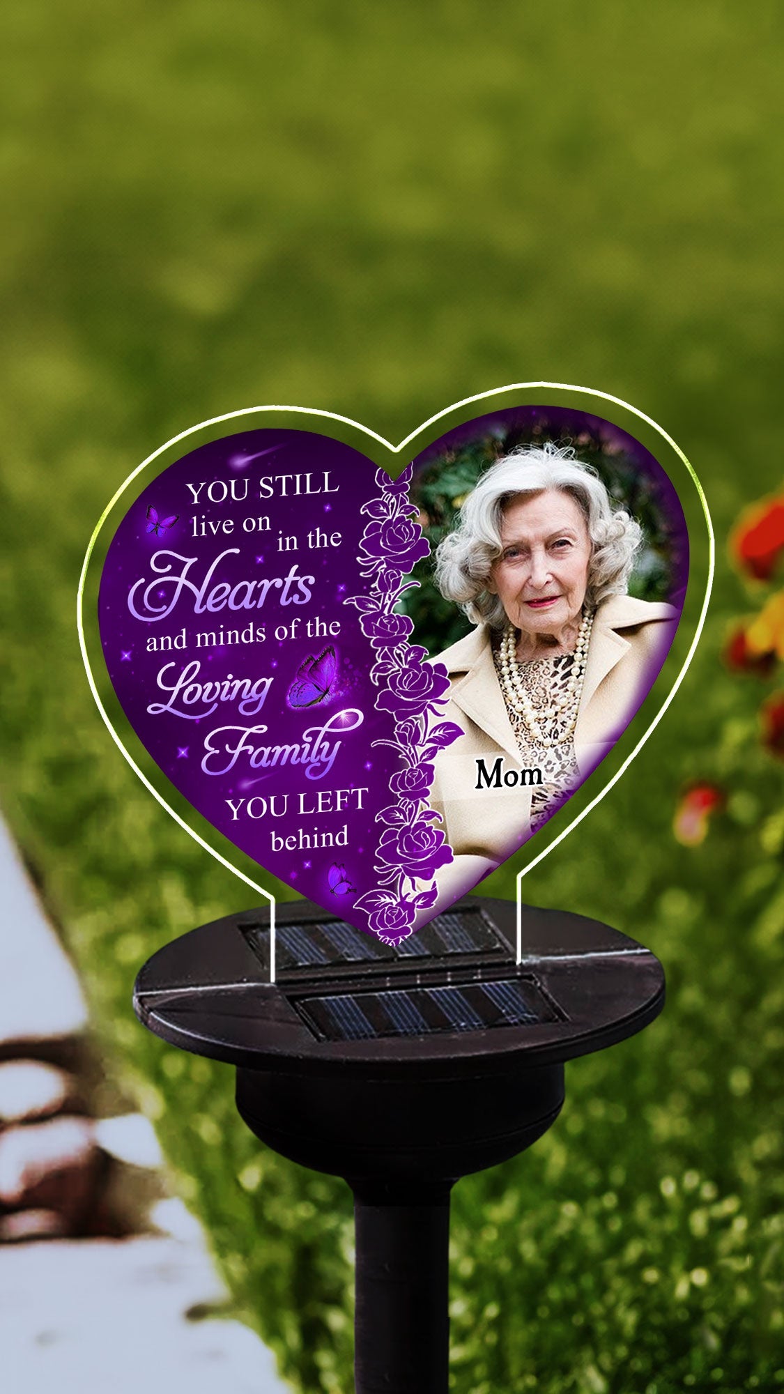 Hearts And Minds - Personalized Solar Light