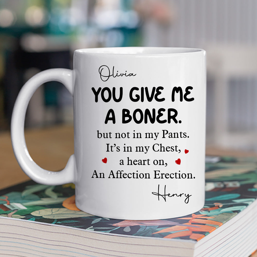 Custom Anniversary Keepsake Gifts For Couple • You Activate My Whole Heart - Personalized Coffee Mug