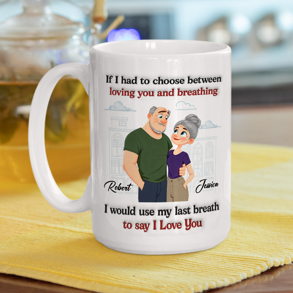 Custom Anniversary Keepsake Gifts For Couple • Love You Till The End - Personalized 3D Inflated Effect Mug