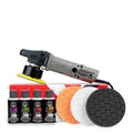 TORQX Random Orbital Polisher Kit with V32, V34, V36, and V38 compounds and polishes, hex-logic pads, and retail box