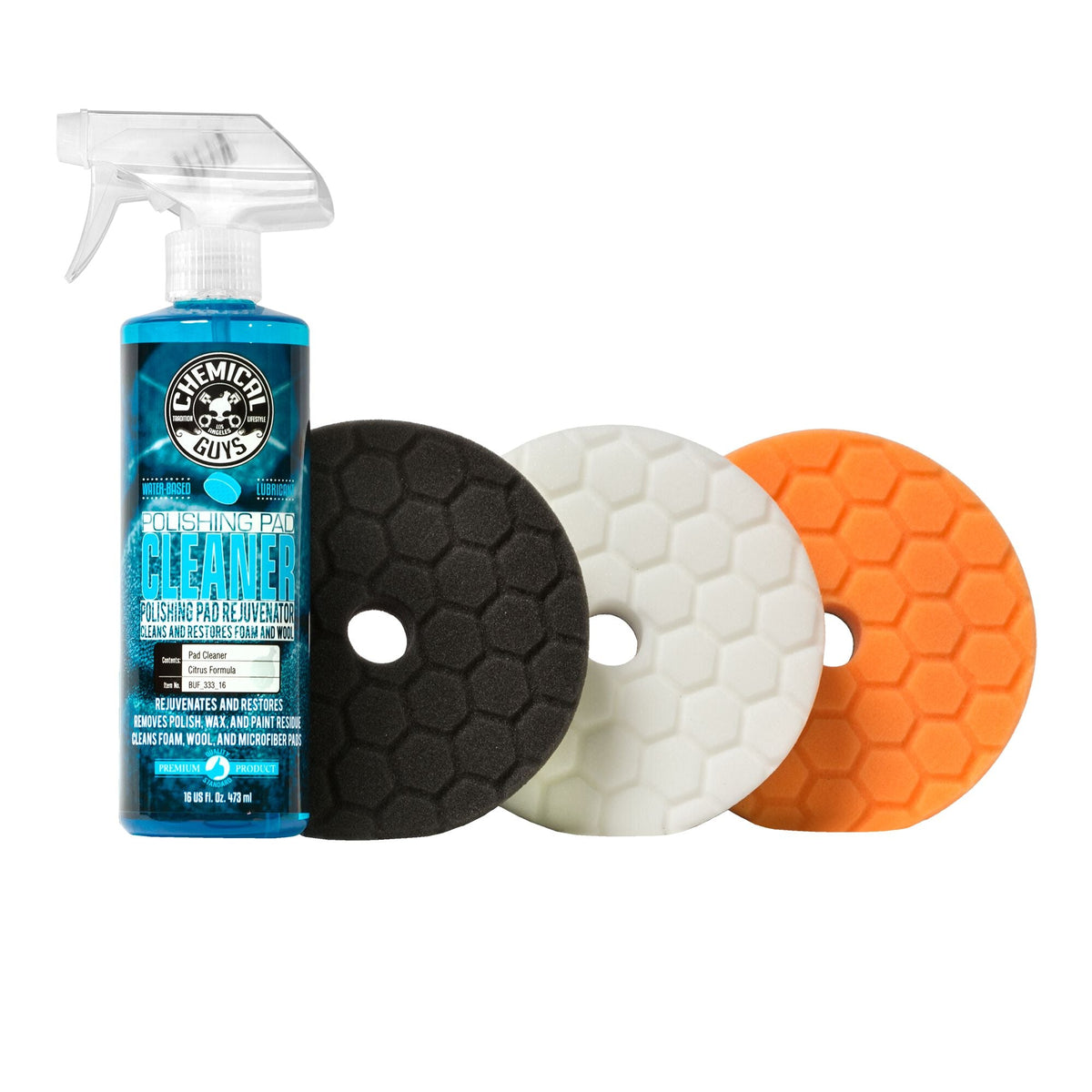 Buffing Pad Sampler Kit w/Polishing Pad Cleaner - image 7