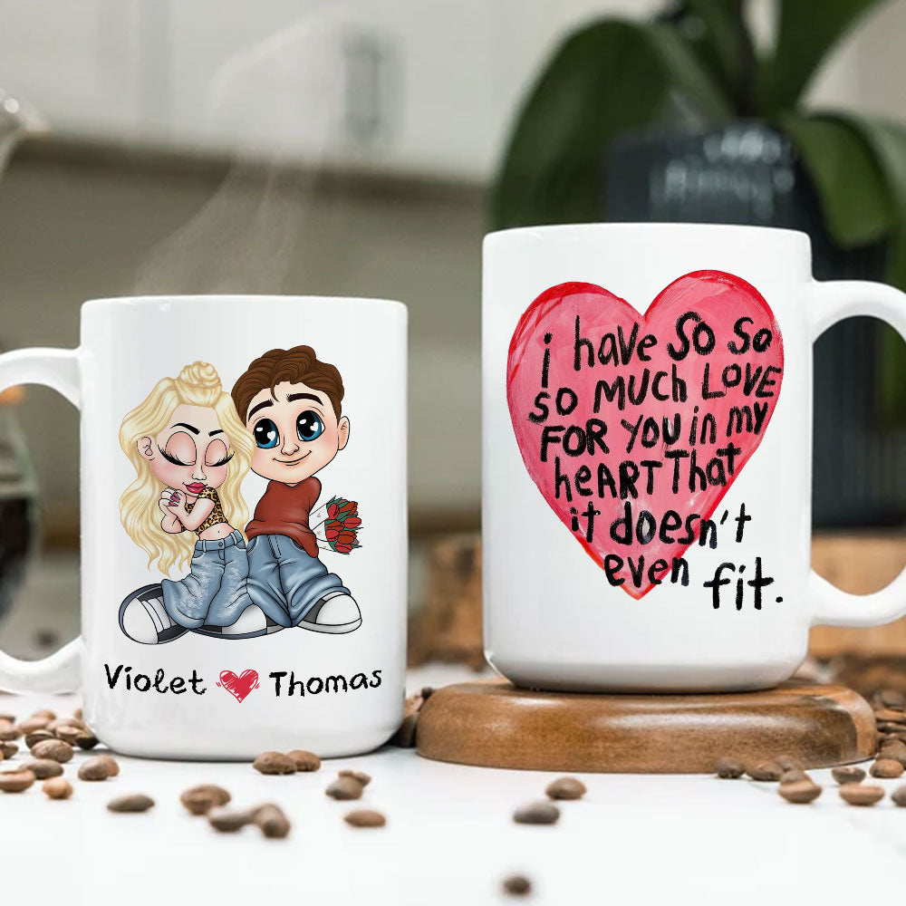Custom Anniversary Keepsake Gifts For Couple • I Have So Much Love For You - Personalized Coffee Mug