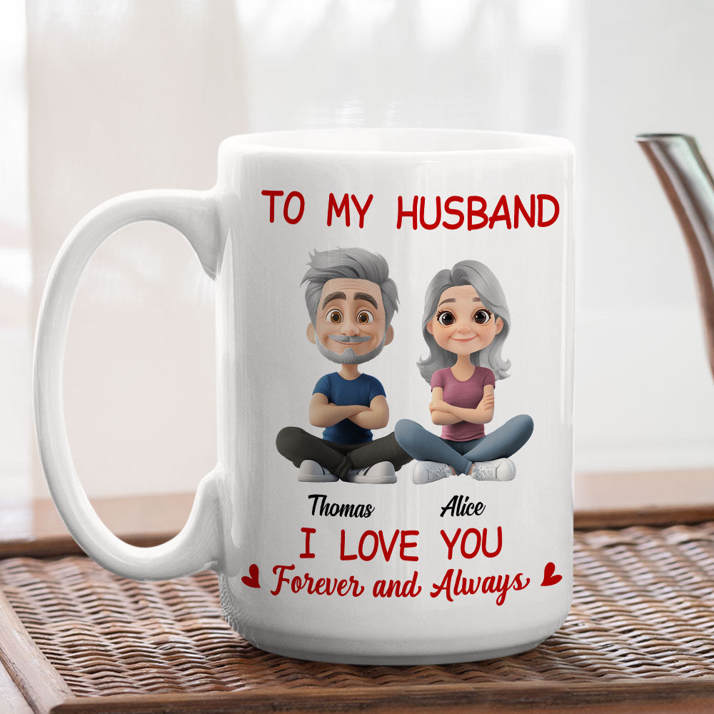 Custom Anniversary Keepsake Gifts For Couple • In Love With You - Personalized Coffee Mug