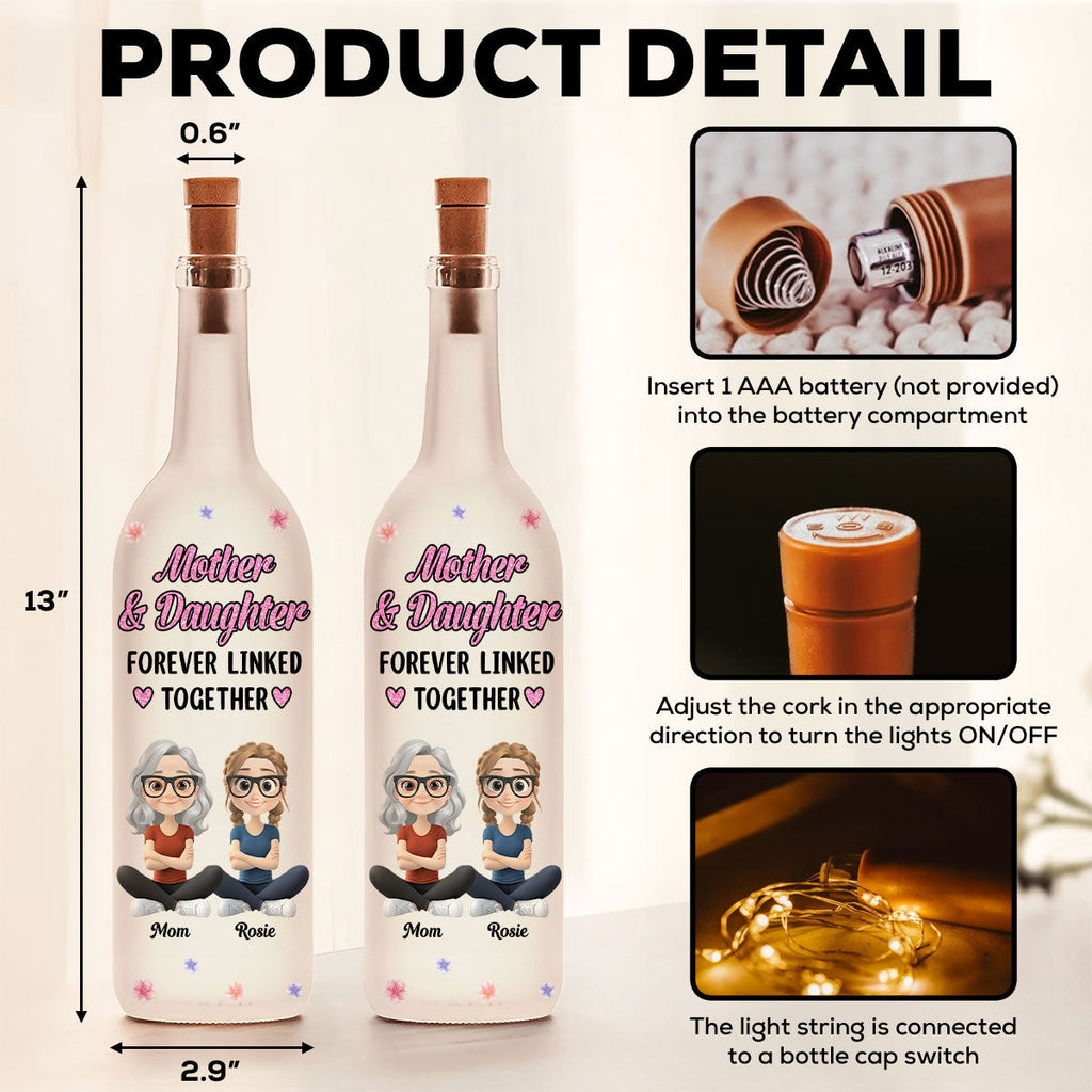 Loving Gift For Mommy - Personalized Bottle Lamp