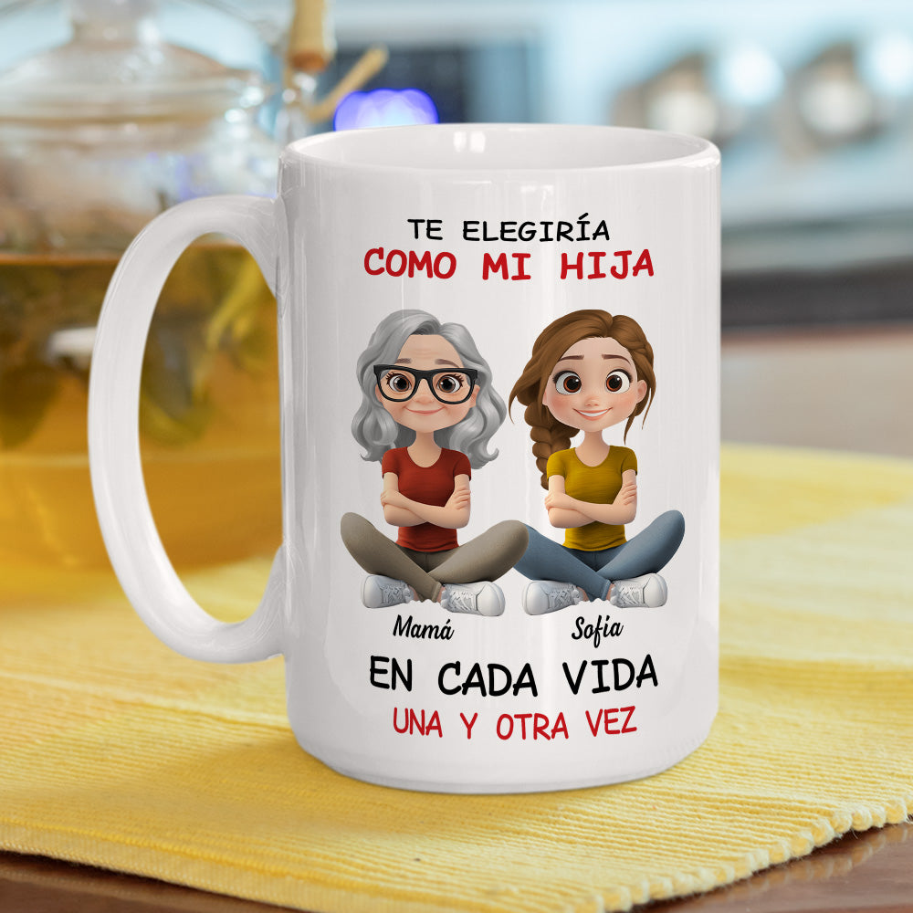 Custom Christmas & Birthday Gift for Daughter • Always Choose You 2 - Personalized Coffee Mug