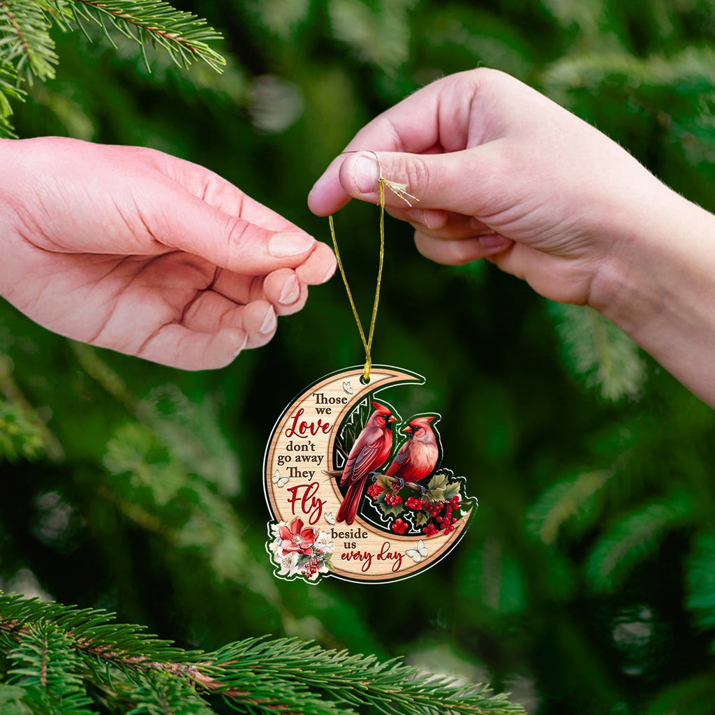 Custom Keepsake Christmas Ornament •  Fly Beside - Acrylic Ornament