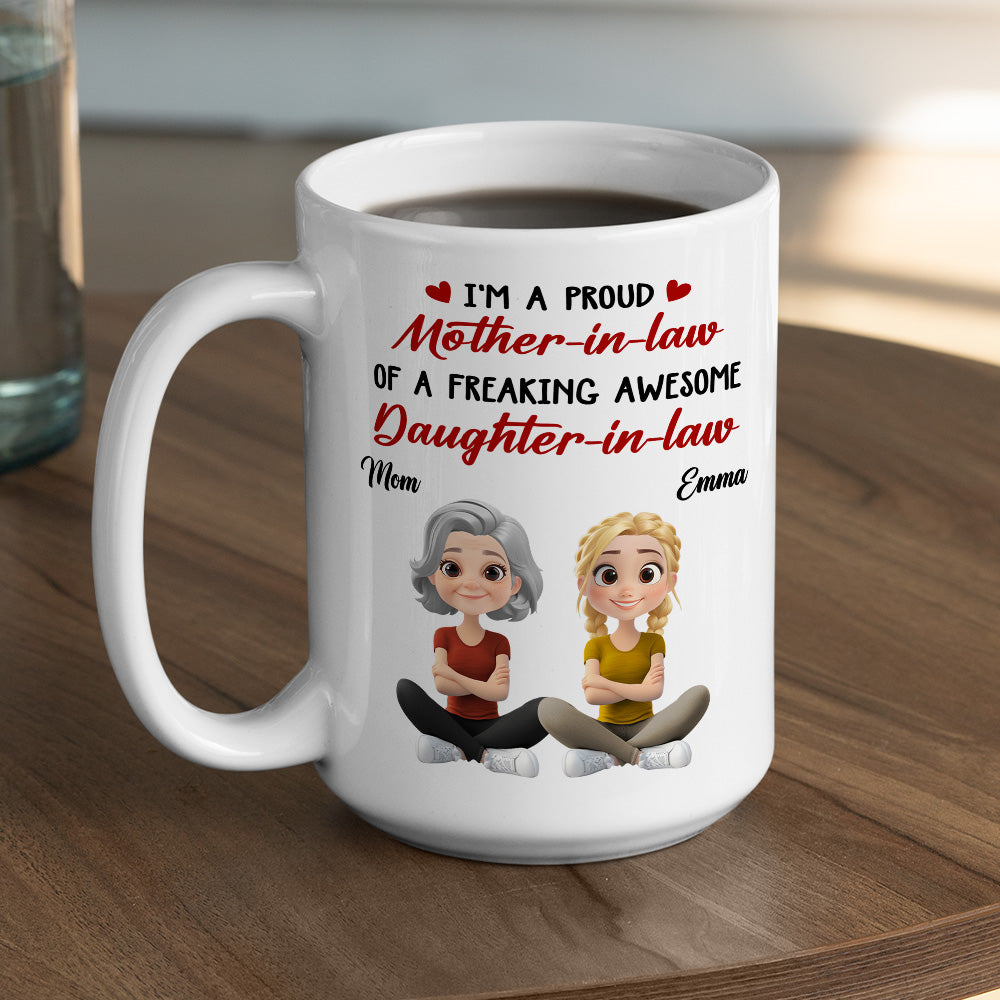 Custom Mother's Day Gift for Daughter • I Am So Proud - Personalized Coffee Mug