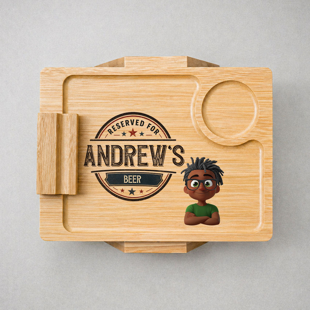 Reserved Especially For You - Personalized Wooden Couch Arm Table