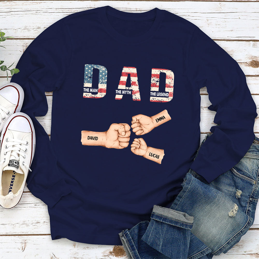 Custom Father's Day, Special Gift for Dad & Grandpa • Dad You Are The Legend - Personalized Shirt