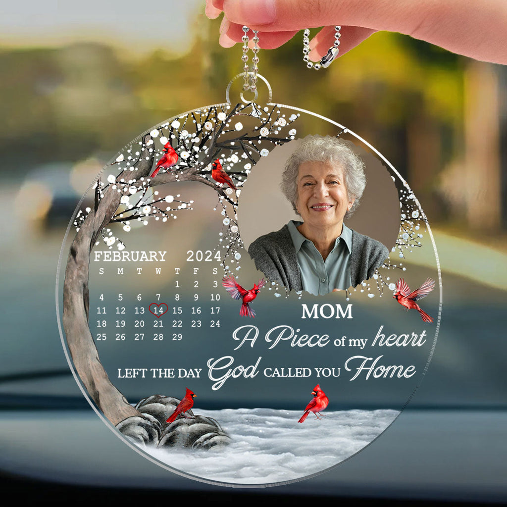 My Heart Changed Forever - Personalized Car Ornament