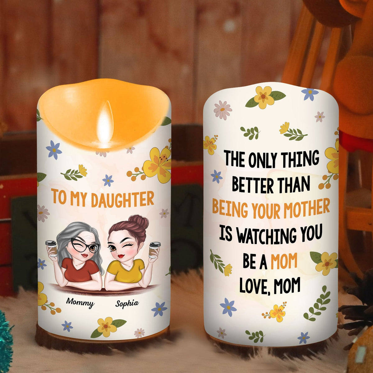Watching You - Personalized LED Candle