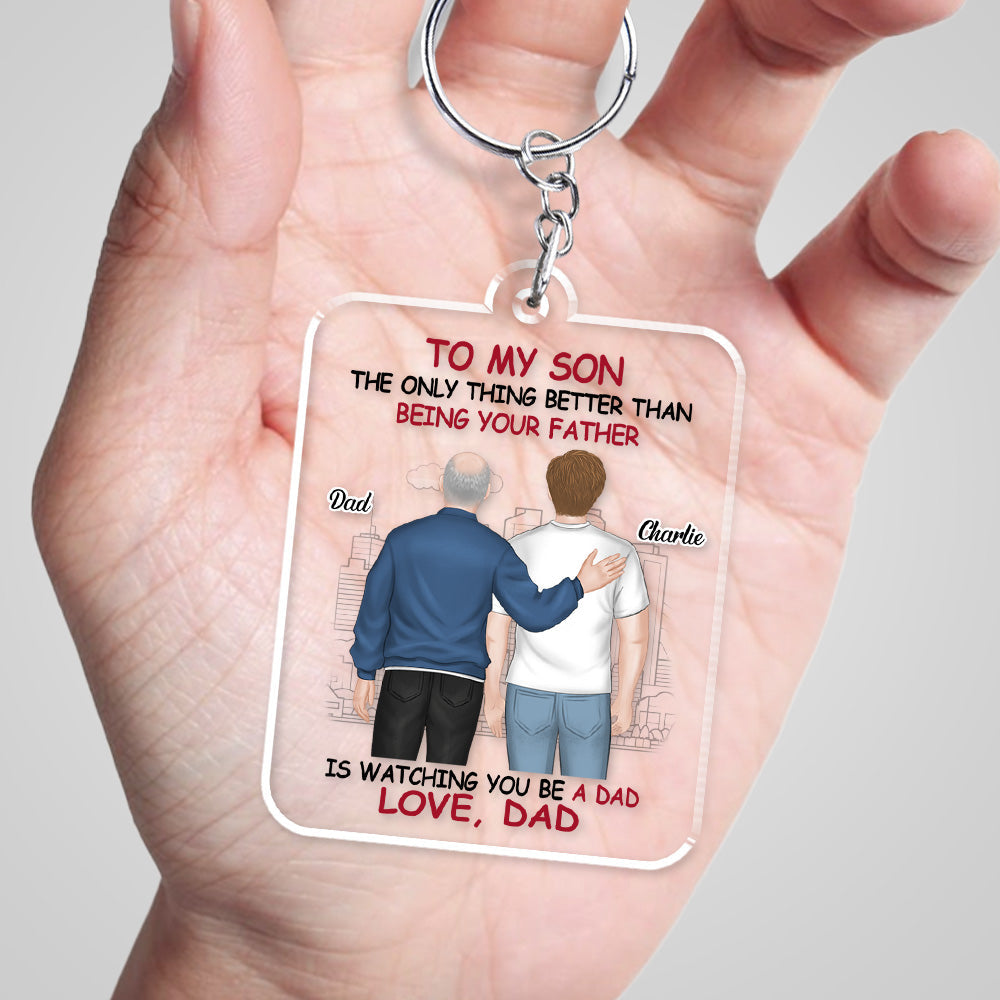 Proud Of You - Personalized Acrylic Keychain