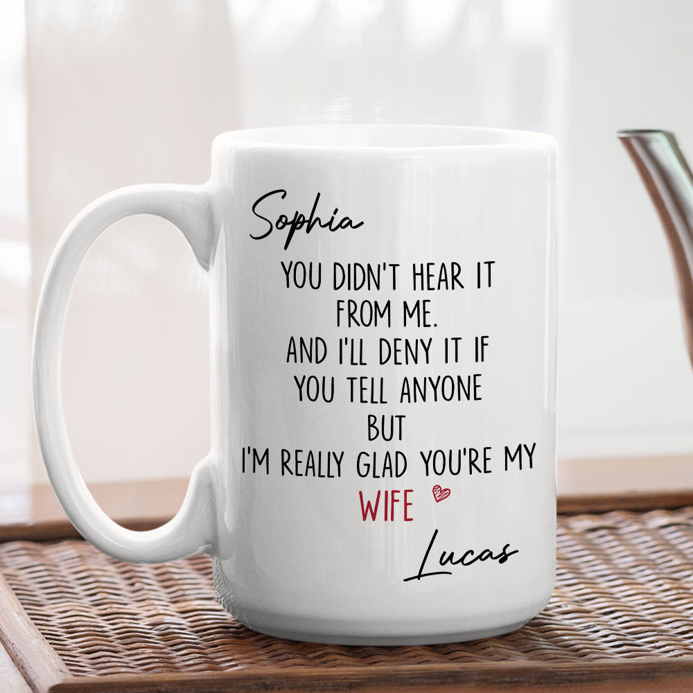 Custom Anniversary Keepsake Gifts For Couple • My Love For You - Personalized Coffee Mug
