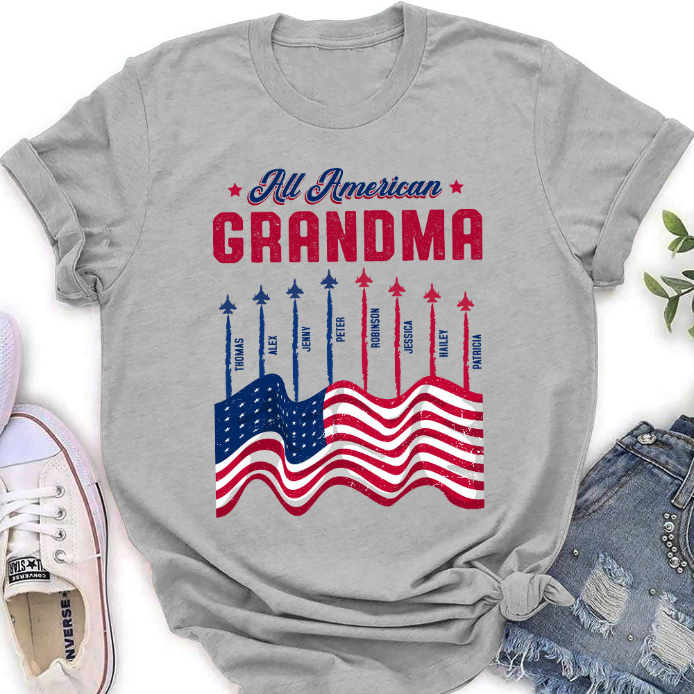 Custom Christmas & Birthday Gift for Grandma • Party In USA - Personalized Shirt