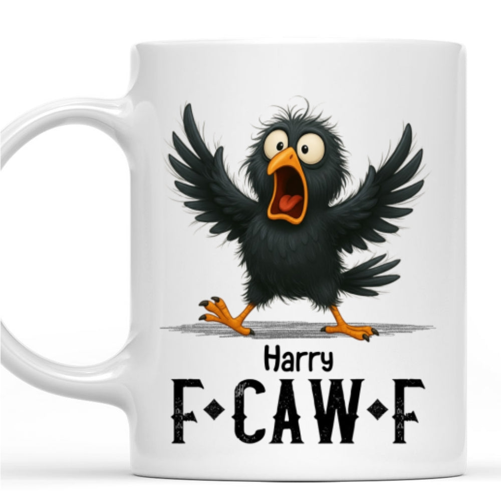 Custom Coworker, Christmas & Birthday Team Appreciation Gift • FCAWF Crow - Personalized Coffee Mug