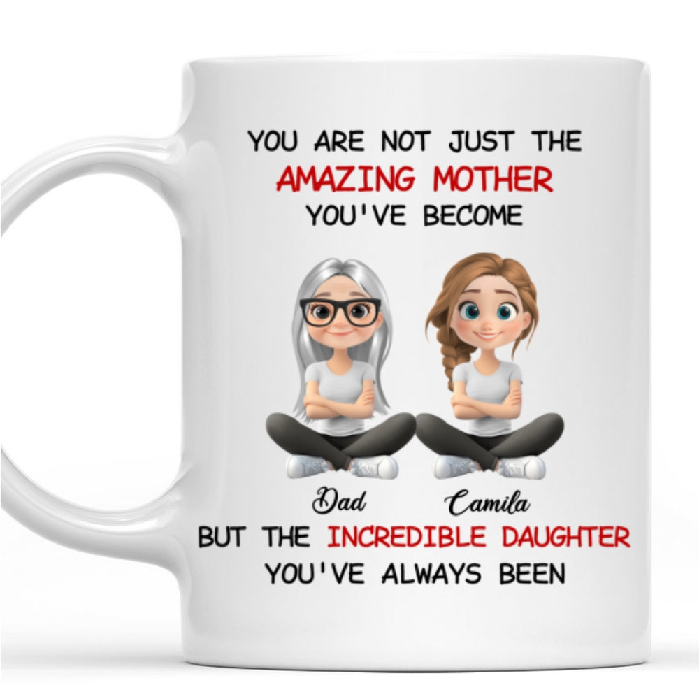 Custom Mother's Day Gift for Daughter • Amazing Mother - Personalized Coffee Mug