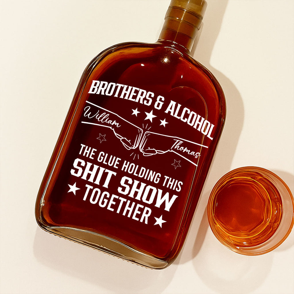 Brothers And Alcohol - Personalized Spirits Decanter
