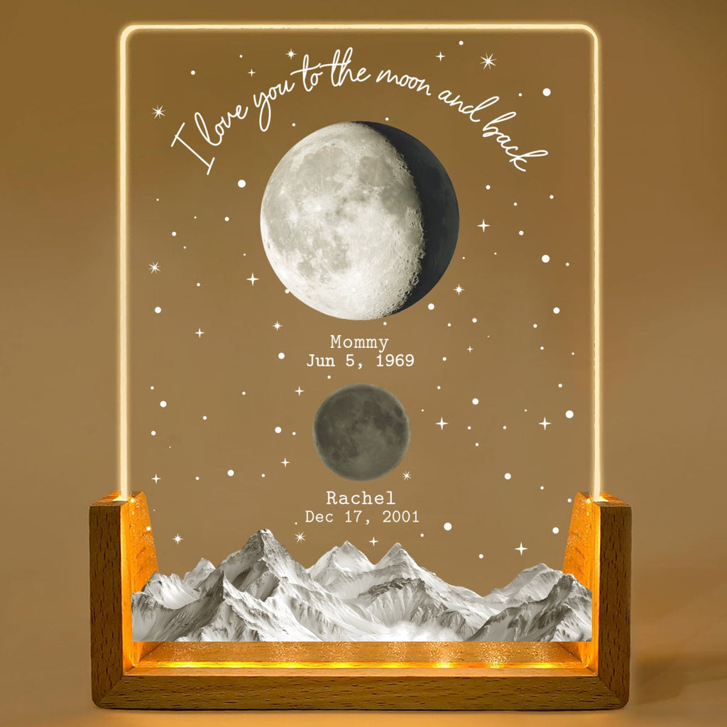 Custom Mother's Day Gift for Mom Grandma • We Cherish You Beyond Stars - Personalized Night Light