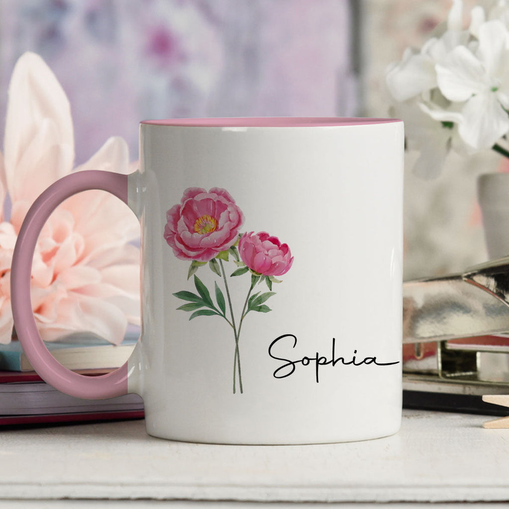 Custom Best Friend, Christmas & Birthday Friendship Keepsake Gift • Me And My Better Half - Personalized Accent Mug