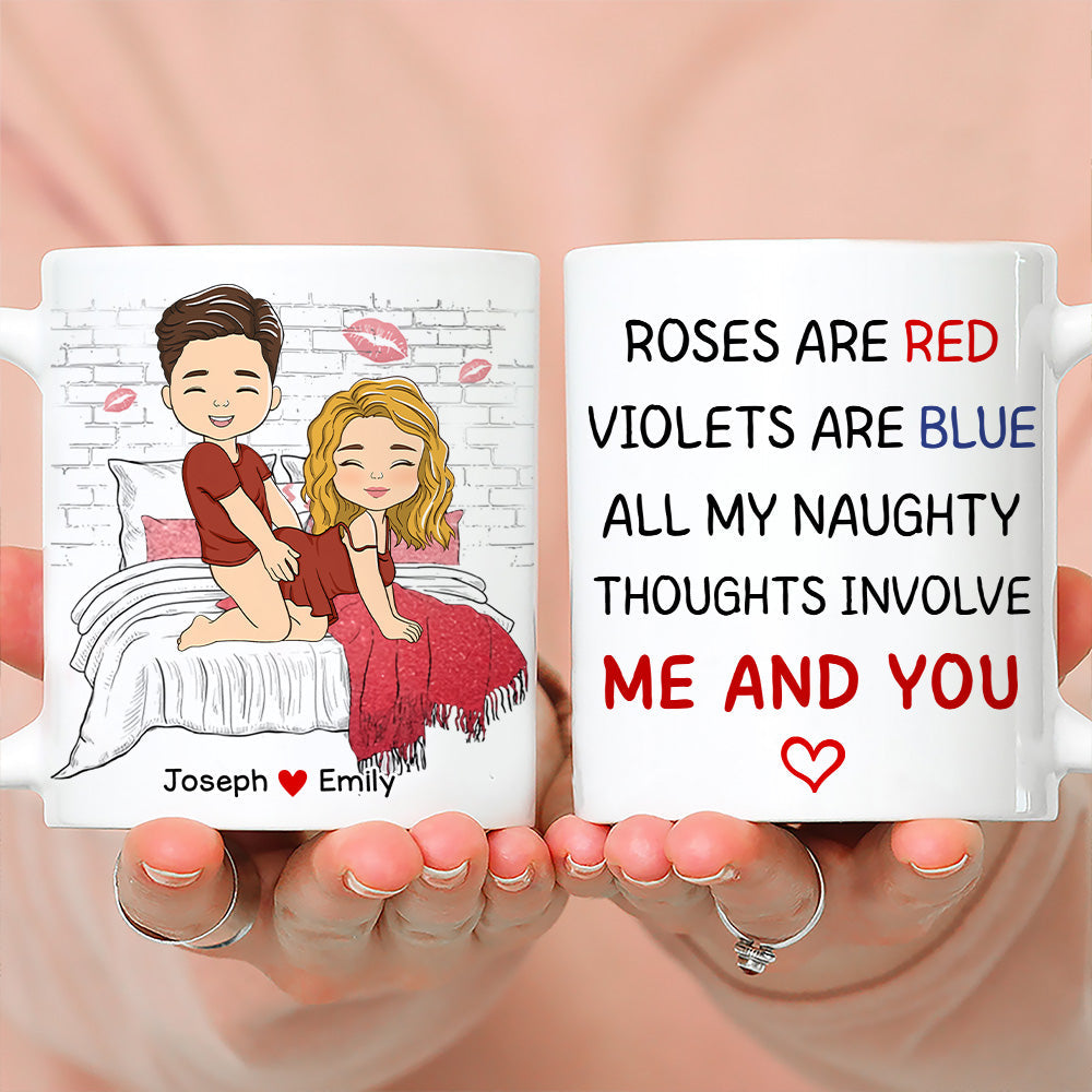 Custom Anniversary Keepsake Gifts For Couple • Involve Me And You - Personalized Coffee Mug