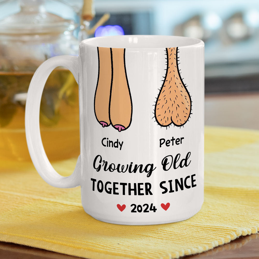 Custom Anniversary Keepsake Gifts For Couple • Together Since - Personalized Coffee Mug
