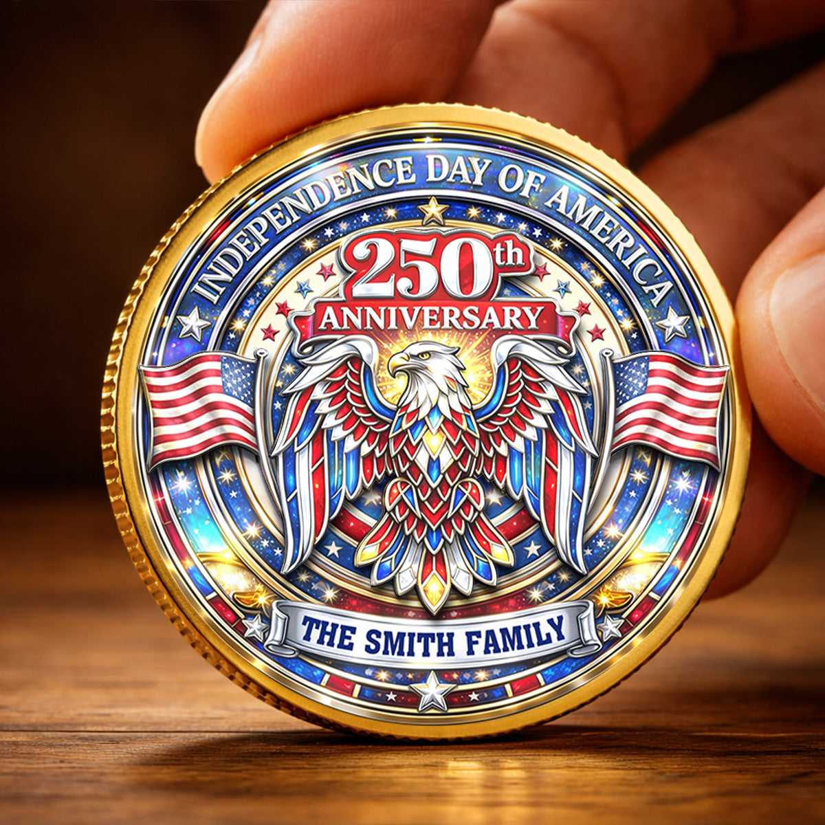 American Family 250 - Personalized Commemorative Keepsake Coin